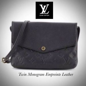 💟 🎁🎁 LOUIS VUITTON TWINSET MONOGRAM EMPREINTE